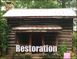 Historic Log Cabin Restoration  Wayne County, Georgia